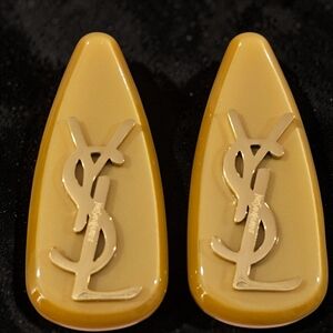 Gold Catseye Hair Barettes